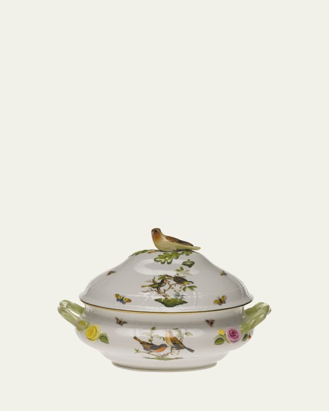 Rothschild Bird Green Tureen Motif 05